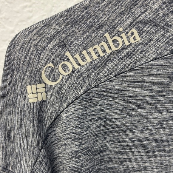 Men’s Lg Columbia Heathered Charcoal 1/4-Zip Washington Nationals Pullover, GUC. - Picture 3 of 7